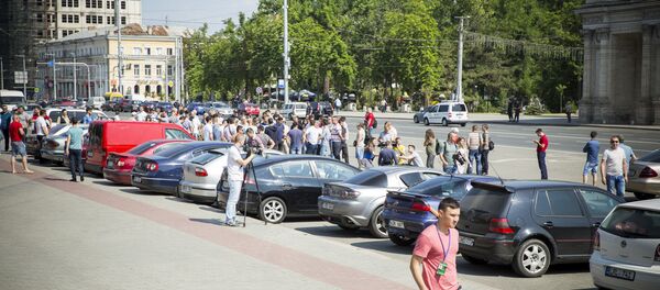 Протест против повышения цен на топливо - Sputnik Moldova