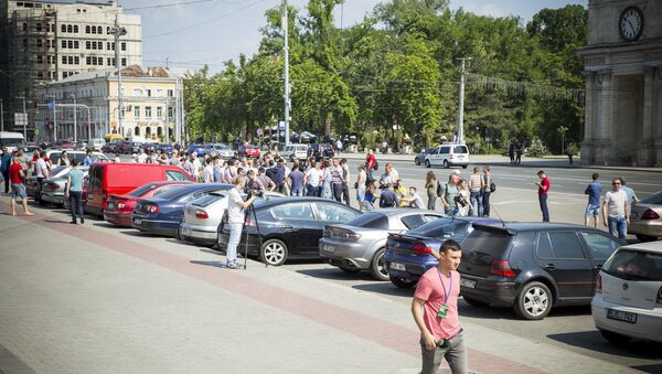 Протест против повышения цен на топливо - Sputnik Moldova