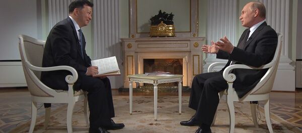 Владимир Путин дал интервью китайскому телевидению Владимир Путин дал интервью китайскому телевидению - Sputnik Молдова