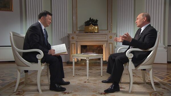 Владимир Путин дал интервью китайскому телевидению - Sputnik Молдова