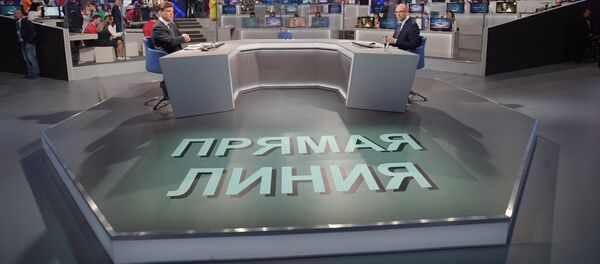 Прямая линия с президентом России Владимиром Путиным - Sputnik Moldova