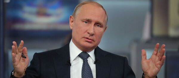 Прямая линия с президентом России Владимиром Путиным - Sputnik Moldova