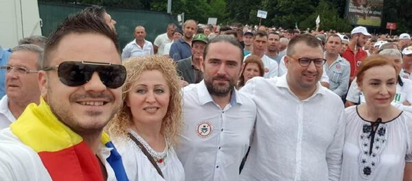 Manifestație PSD - Sputnik Moldova-România