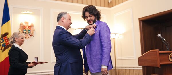 Присуждение Киркорову звания Народного артиста Молдовы - Sputnik Moldova