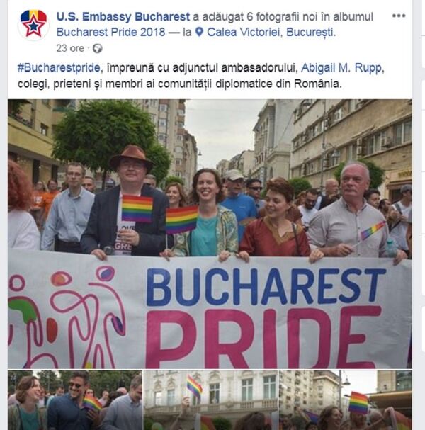Postare U.S. Embassy Bucharest Postare U.S. Embassy Bucharest - Sputnik Moldova-România