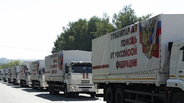 38-й гуманитарный конвой прибыл в Донецкую область - Sputnik Молдова
