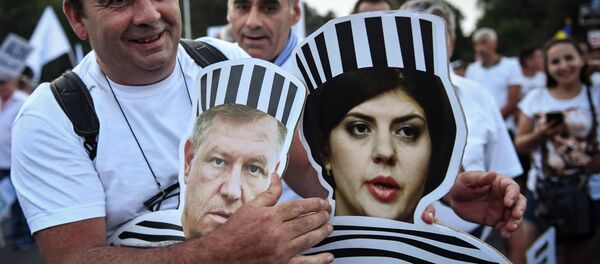 Protest la București. 9 iunie 2018 - Sputnik Moldova-România