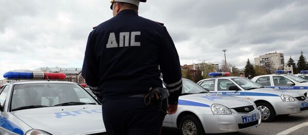 Lada Priora der Verkehrspolizei in Samara - Sputnik Молдова