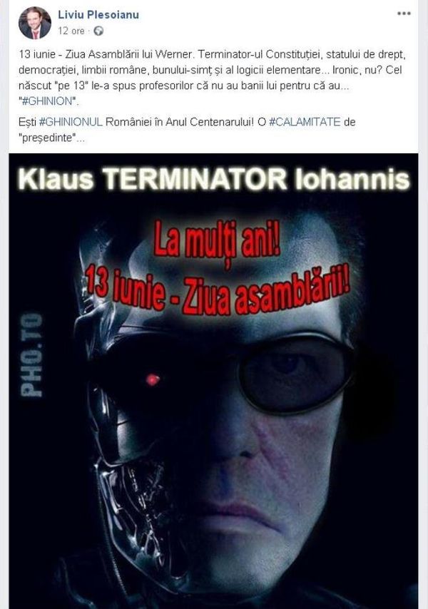 Postare Liviu Pleşoianu - Sputnik Moldova-România