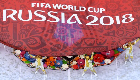 На церемонии открытия чемпионата мира по футболу 2018 на стадионе Лужники - Sputnik Молдова
