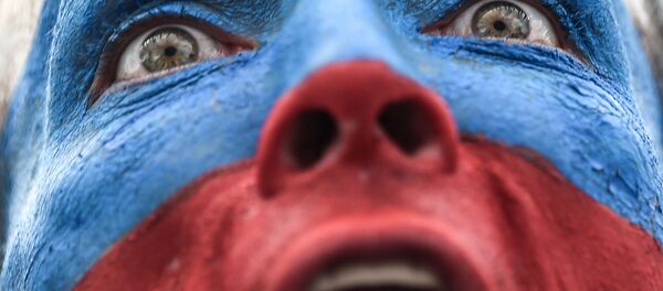 Болельщик сборной России по футболу Болельщик сборной России по футболу - Sputnik Молдова