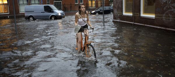 Überschwemmungen in den Niederlanden Überschwemmungen in den Niederlanden - Sputnik Молдова
