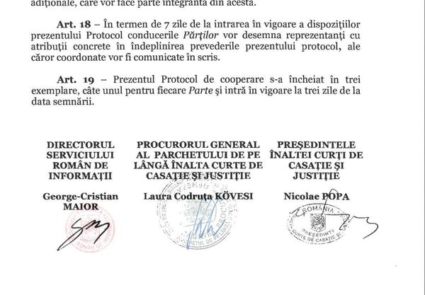 Semnatarii protocolului Semnatarii protocolului - Sputnik Moldova-România