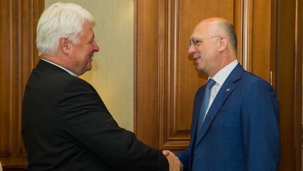Întrevederea premierului Pavel Filip cu vicepreședintele Gazprom, Valerii Golubev - Sputnik Moldova