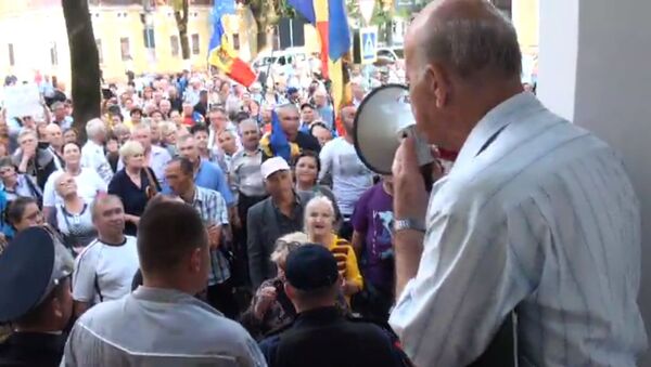 Protesatatari pensionari, Platforma DA - Sputnik Молдова