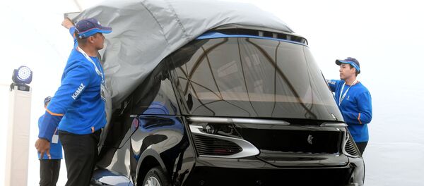 КамАЗ представил беспилотный электробус ШАТЛ” - Sputnik Молдова