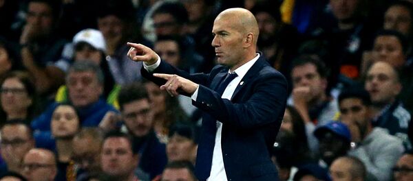 Главный тренер ФК Реал Мадрид Зинедин Зидан  - Sputnik Молдова