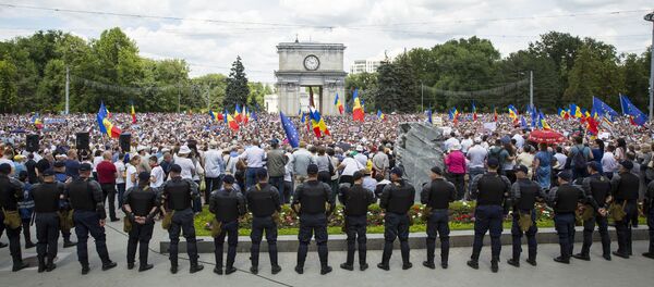 Протесты в центре Кишинева 24-06-2018 - Sputnik Молдова