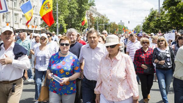 Протесты в центре Кишинева - Sputnik Moldova