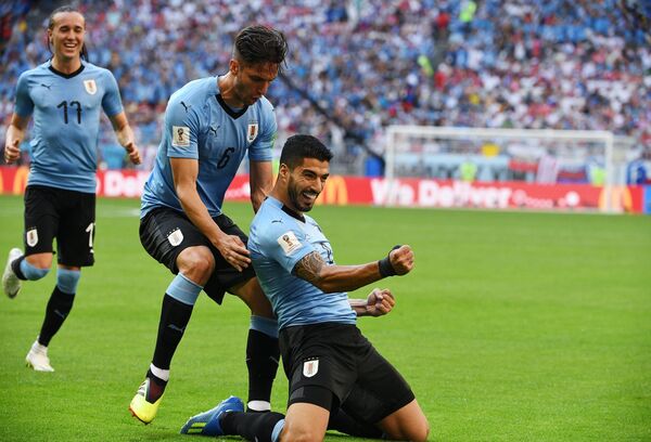 Suarez, primul gol la CM 2018 Suarez, primul gol la CM 2018 - Sputnik Moldova-România