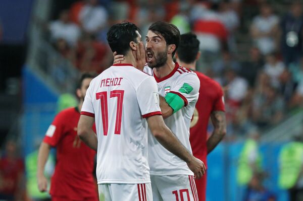 Iranienii, bucuroși că au egalat și conștienți că mai au câteva minute la dispoziție Iranienii, bucuroși că au egalat și conștienți că mai au câteva minute la dispoziție - Sputnik Moldova-România