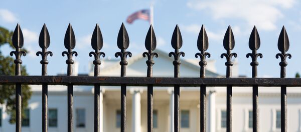 Здание Белого дома в Вашингтоне за забором - Sputnik Молдова