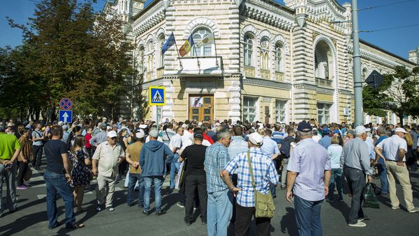 Протесты в центре Кишинева 26 июня 2018 - Sputnik Moldova