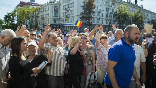 Протесты в центре Кишинева - Sputnik Молдова