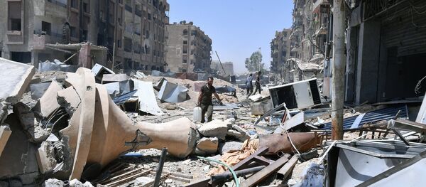 Сирийская армия освободила лагерь палестинских беженцев Ярмук на юге Дамаска - Sputnik Moldova