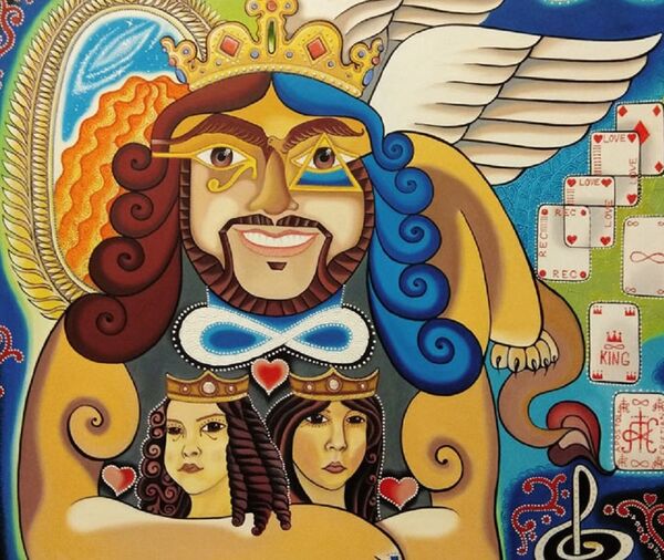 Портрет Филиппа Киркорова, художник Кристиан Апостол Портрет Филиппа Киркорова, художник Кристиан Апостол - Sputnik Молдова