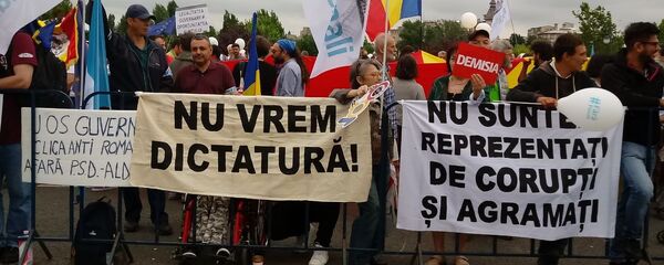Proteste la București - Sputnik Moldova-România
