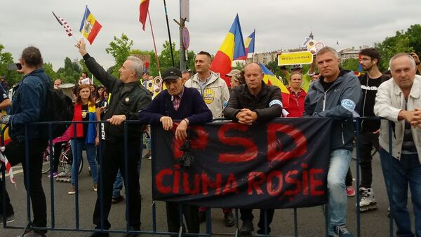 Proteste la București - Sputnik Moldova-România