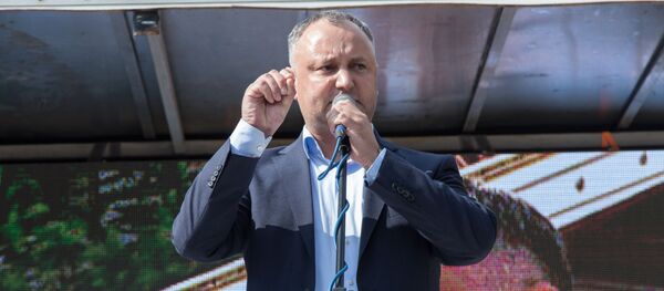 Протест Додон - Sputnik Moldova