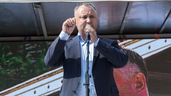 Протест Додон - Sputnik Moldova