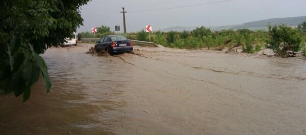 Inundații în România Inundații în România - Sputnik Moldova-România