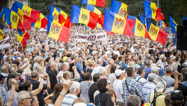 Протесты в Кишиневе - Sputnik Молдова