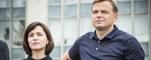 Майя Санду и Андрей Нэстасе - Sputnik Moldova