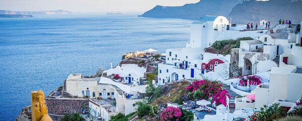 Santorini, Grecia Santorini, Grecia - Sputnik Moldova