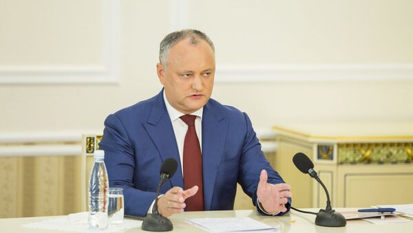 Президент РМ Игорь Додон - Sputnik Moldova-România