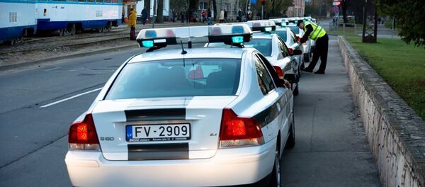 Латвийская полиция. Архивное фото Латвийская полиция. Архивное фото - Sputnik Moldova-România