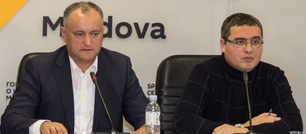 Додон Усатый телемост - Sputnik Moldova