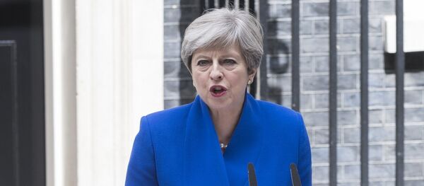 UK Prime Minister Theresa May makes a statement after meeting with the Queen. Theresa May received a permission from the Queen to form a new cabinet of ministers UK Prime Minister Theresa May makes a statement after meeting with the Queen. Theresa May received a permission from the Queen to form a new cabinet of ministers - Sputnik Moldova-România