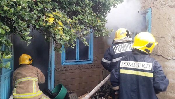 Incendiu la Crihana Veche, Cahul - Sputnik Moldova