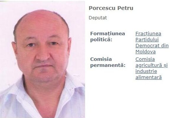 Депутат от фракции Демократической партии Петру Порческу - Sputnik Молдова