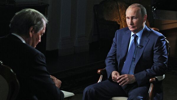 Президент РФ В.Путин дал интервью американскому журналисту для телеканалов CBS и PBS - Sputnik Молдова