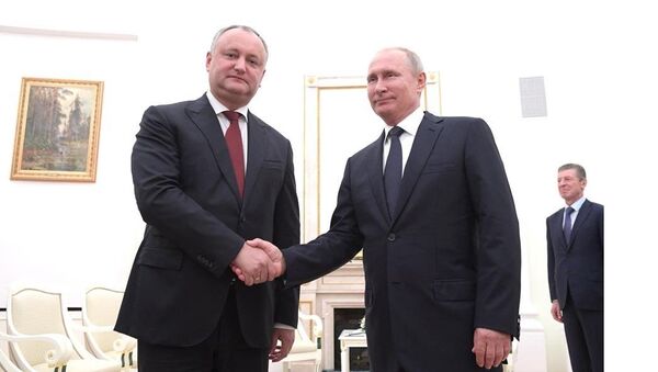 Întrebederea lui Igor Dodon cu Vladimir Putin din 14 iulie 2018 - Sputnik Moldova