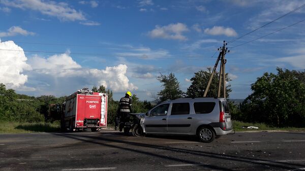 Accident șoseaua Chișinău-Leușeni Accident șoseaua Chișinău-Leușeni - Sputnik Moldova