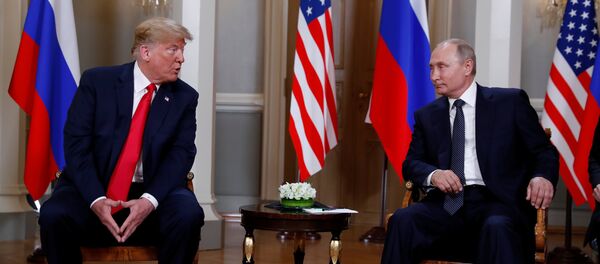 U.S. President Donald Trump meets with Russia's President Vladimir Putin in Helsinki, Finland, July 16, 2018 U.S. President Donald Trump meets with Russia's President Vladimir Putin in Helsinki, Finland, July 16, 2018 - Sputnik Moldova-România