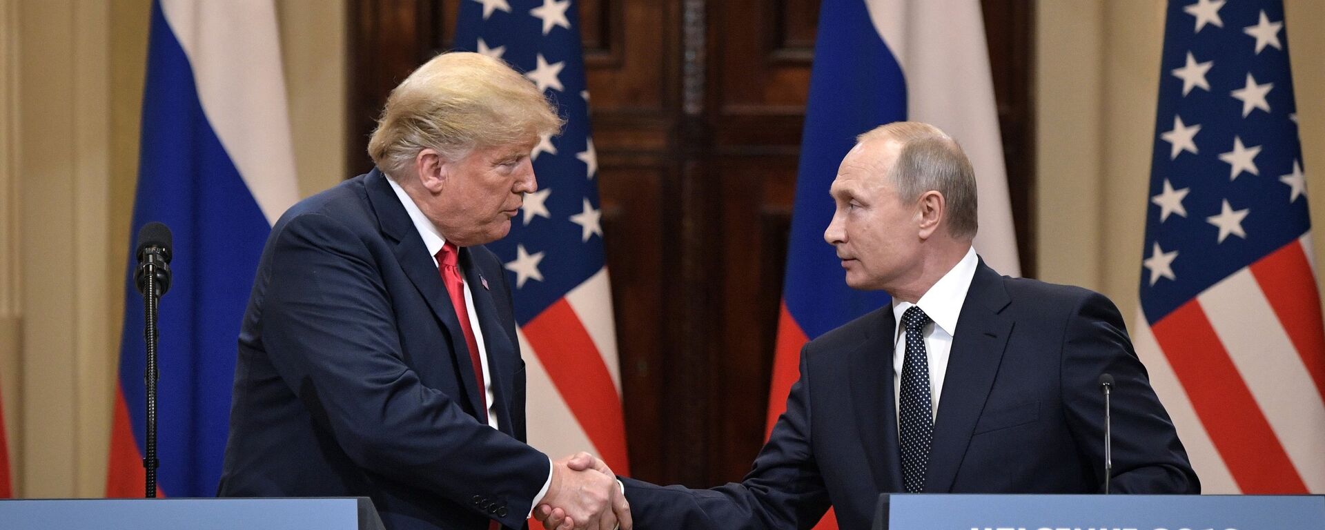 Встреча президента РФ Владимира Путина и президента США Дональда Трампа в Хельсинки - Sputnik Moldova, 1920, 14.03.2025