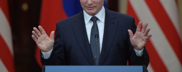 Встреча президента РФ Владимира Путина и президента США Дональда Трампа в Хельсинки - Sputnik Молдова